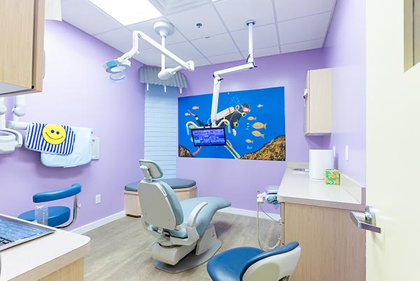 An operatory at Howell Pediatric Dentistry
